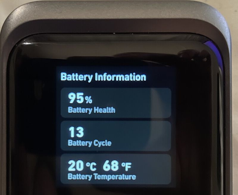 Battery information